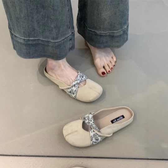 Damen Elegante und bequeme Clogs mit modischem Riemchen-Design EB