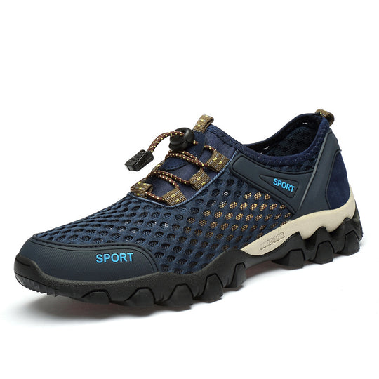 Herren Atmungsaktive Outdoor-Sportschuhe mit rutschfester Sohle EB