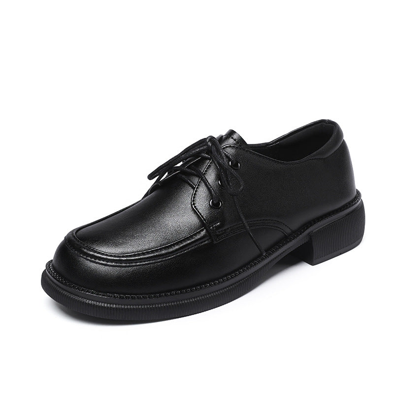 Damen Klassische Schnürschuhe aus hochwertigem Kunstleder mit rutschfester Sohle EB