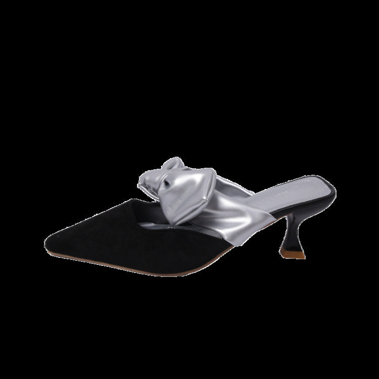 Damen eleganter Sling-Pump mit modischem Schleifendetail EB