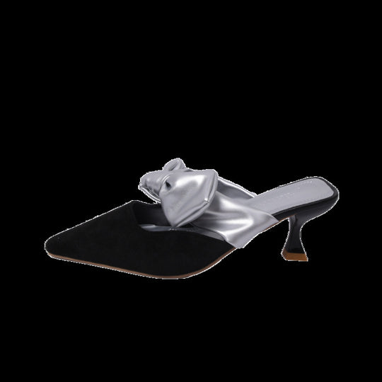 Damen eleganter Sling-Pump mit modischem Schleifendetail EB