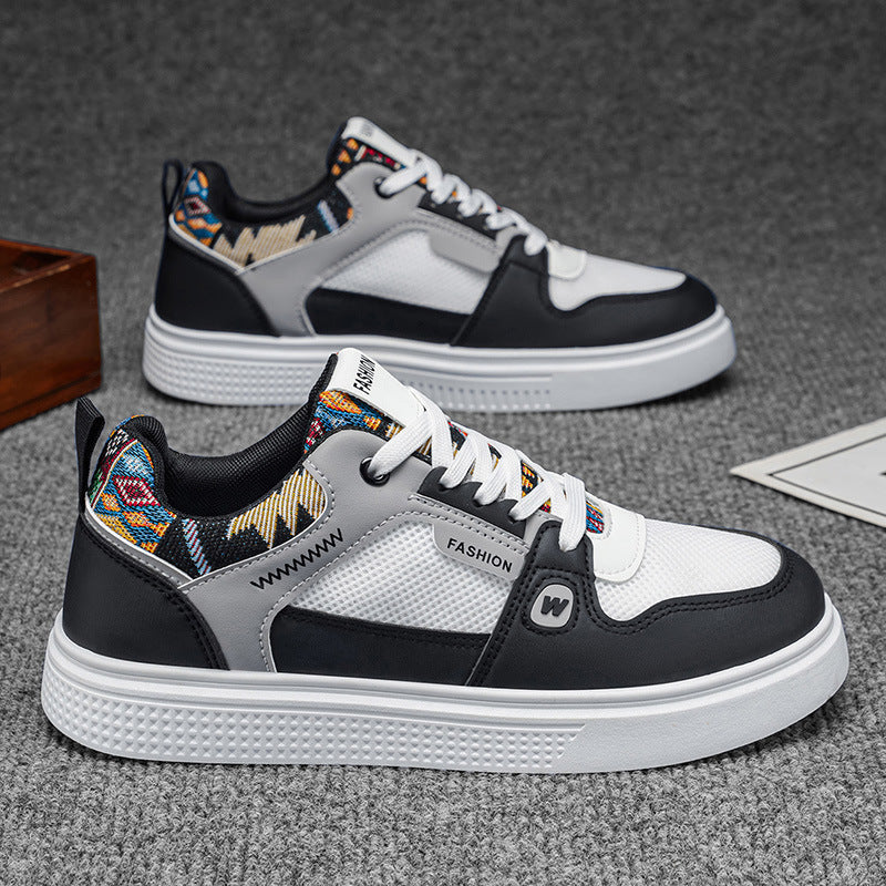 Damen Sportliche Sneakers mit modischem Ethno-Design EB