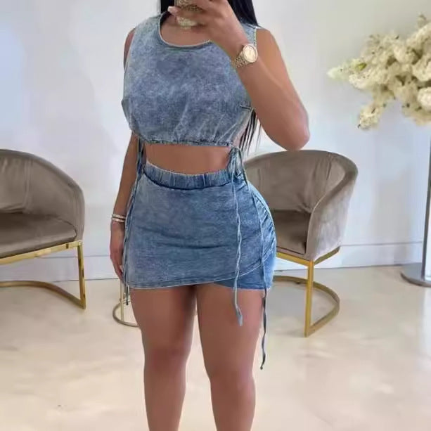 Damen Denim Twin-Set EB