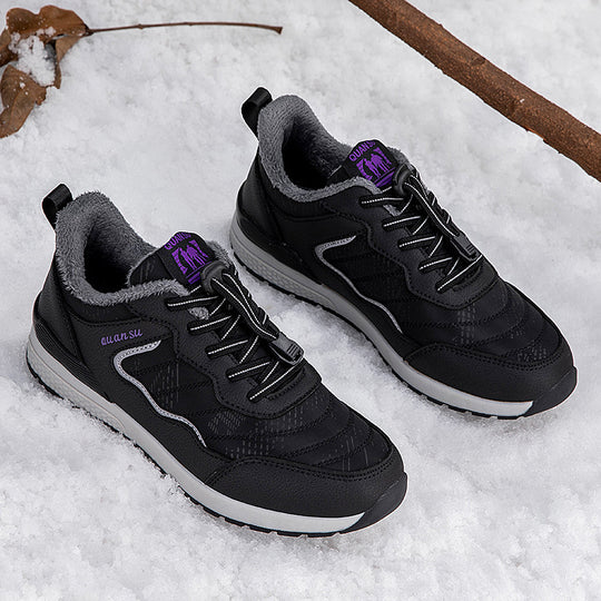 Damen Winterfest Sneakers mit wärmeisolierender Innensohle EB