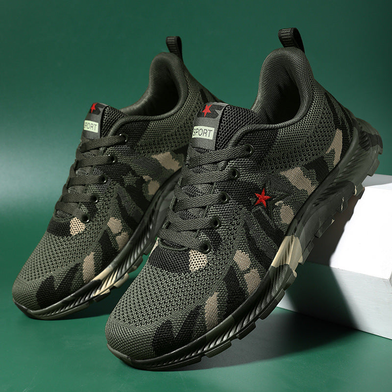 Damen Sportliche Atmungsaktive Sneakers mit flexibler Sohle und dämpfendem Fußbett EB