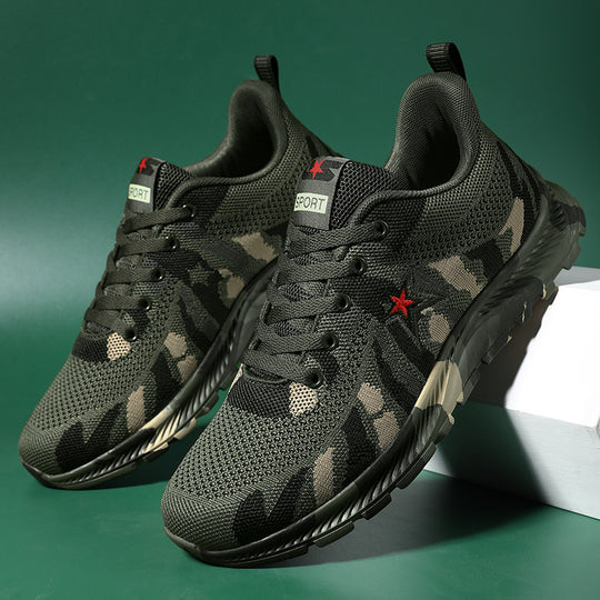 Damen Atmungsaktive Sport-Sneaker mit flexiblem Design und rutschfester Sohle EB
