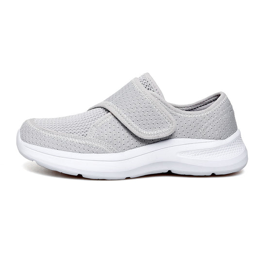 Damen Bequeme Tragbare Sneakers mit elastischem Klettverschluss EB