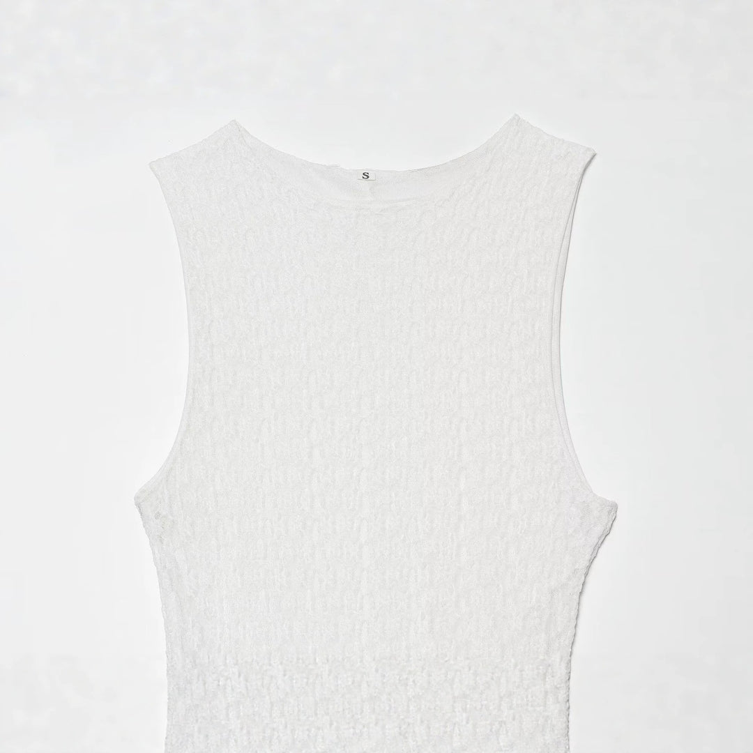 Damen elegantes Langarmkleid mit asymmetrischem Saum und feinen Texturen EB