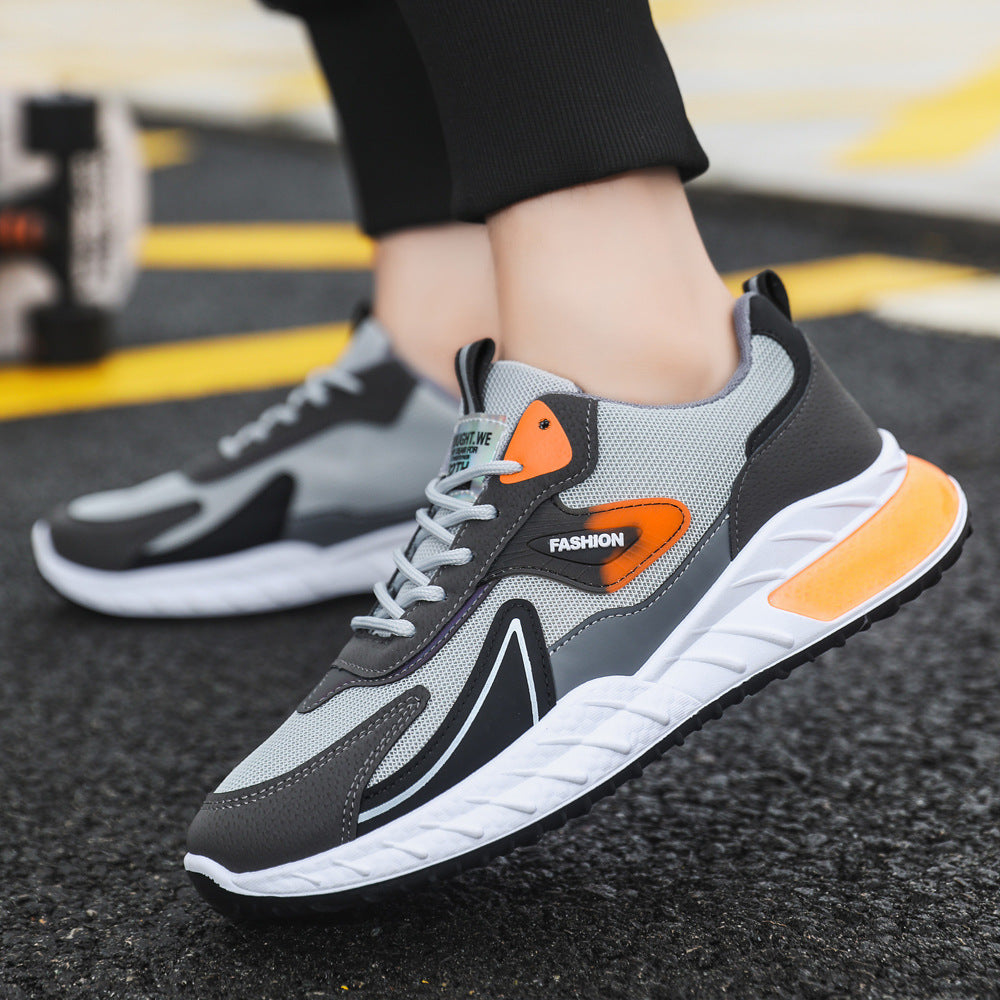 Damen Sportliche Sneakers mit atmungsaktiver Mesh-Oberfläche und stoßdämpfender Sohle EB
