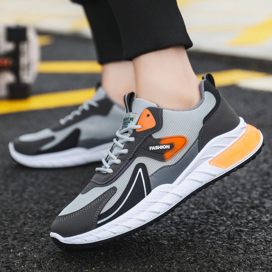 Damen Sportliche Sneakers mit atmungsaktiver Mesh-Oberfläche und stoßdämpfender Sohle EB