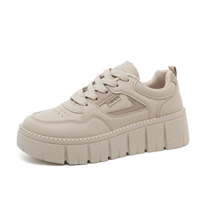 Damen Chunky Sneakers mit futuristischem Design und hohem Plateau EB