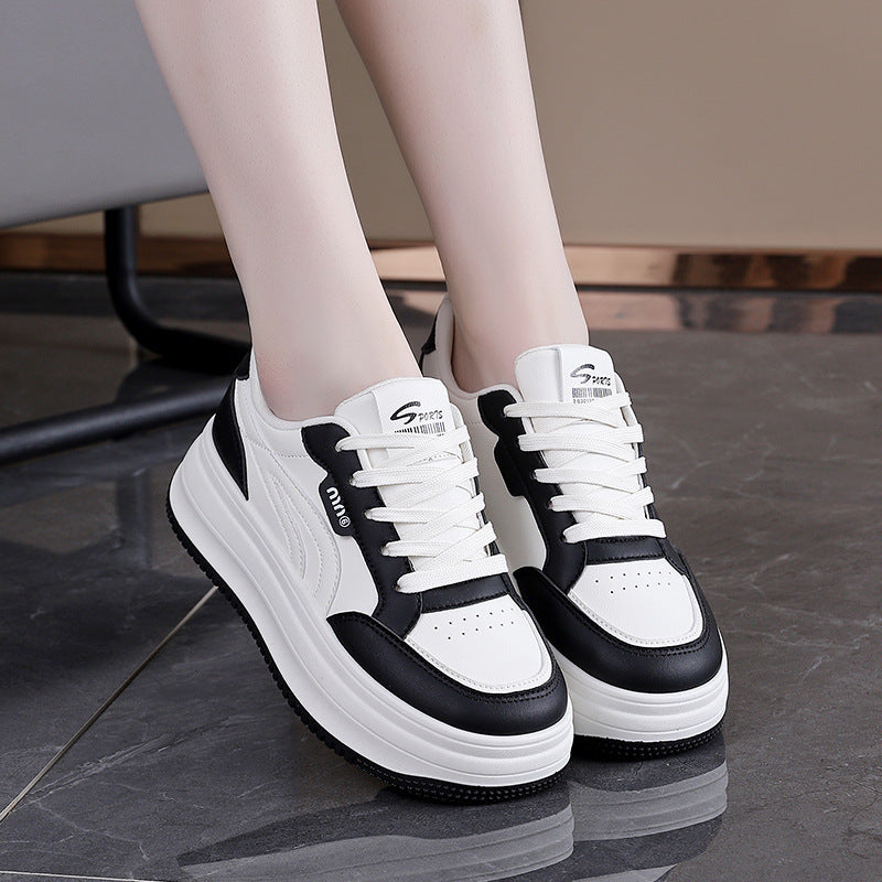 Damen Plattform Sneakers mit ergonomischer Dämpfung und sportlichem Design EB