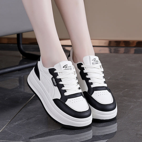 Damen Plattform Sneakers mit ergonomischer Dämpfung und sportlichem Design EB
