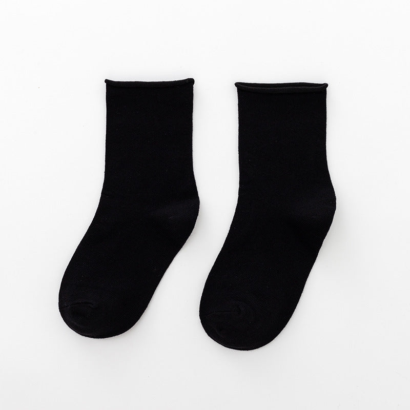 Damen Komfortable Baumwollsocken im klassischen Stil EB