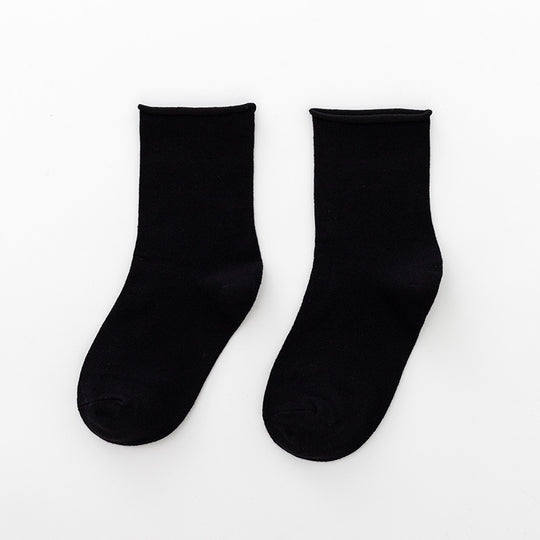 Damen Komfortable Baumwollsocken im klassischen Stil EB