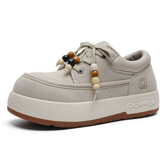 Damen modische Sneaker mit ornamentalen Schnürsenkeln EB