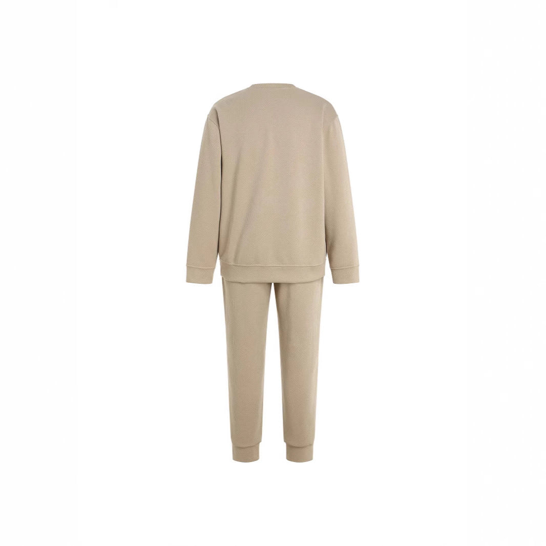 Damen Sportliches Freizeit-Set mit strukturiertem Design EB