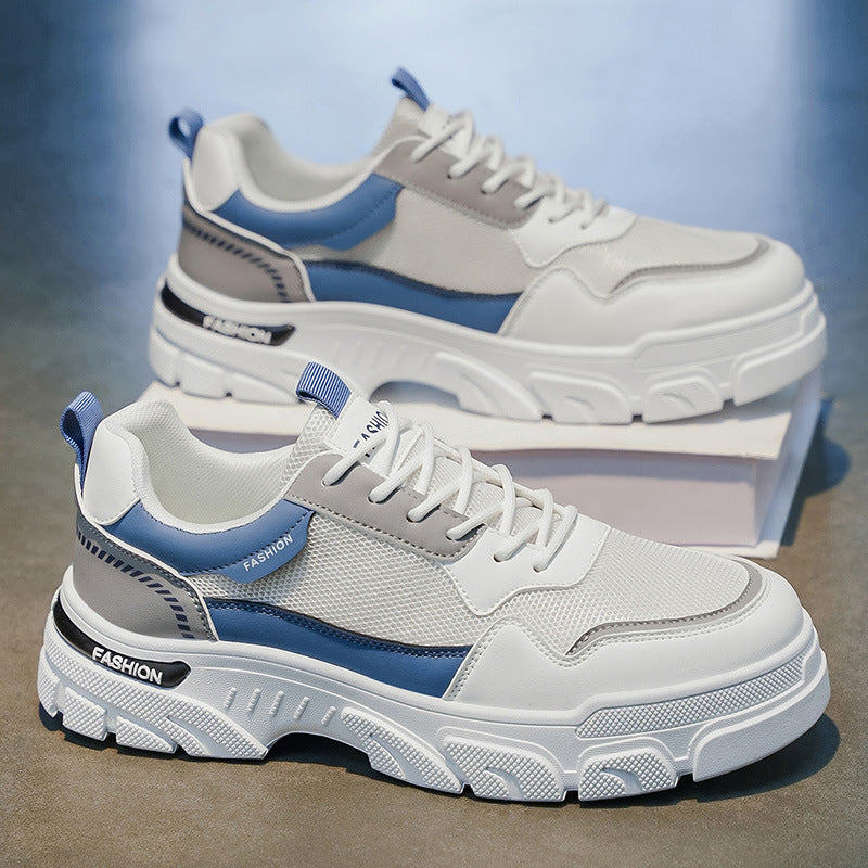 Damen Modische Sport-Sneaker mit atmungsaktivem Mesh-Obermaterial und weicher Dämpfung EB
