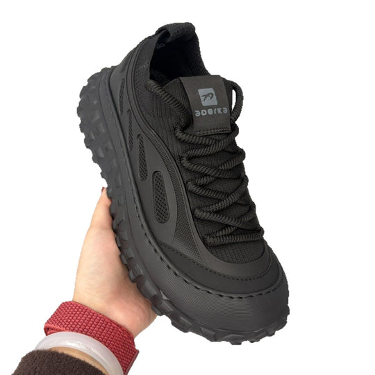 Damen Sportliche Outdoor-Sneaker mit rutschfester Profilsohle und atmungsaktiver Oberflächenstruktur EB