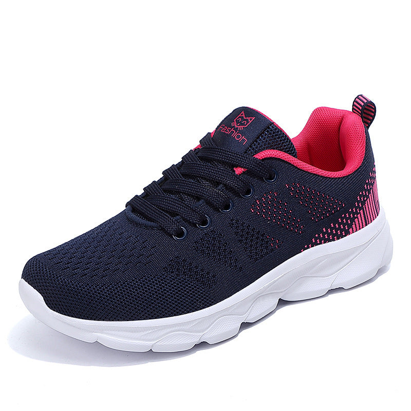 Damen Leichte und flexible Sportsneaker mit atmungsaktivem Obermaterial EB