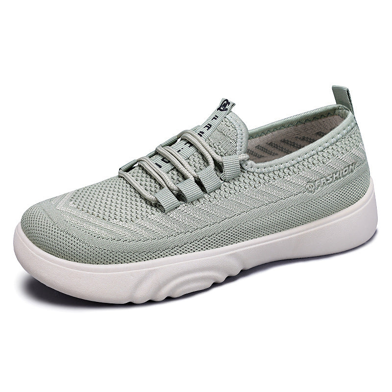 Damen Sportliche und atmungsaktive Freizeit-Sneaker mit elastischem Schnürsystem EB