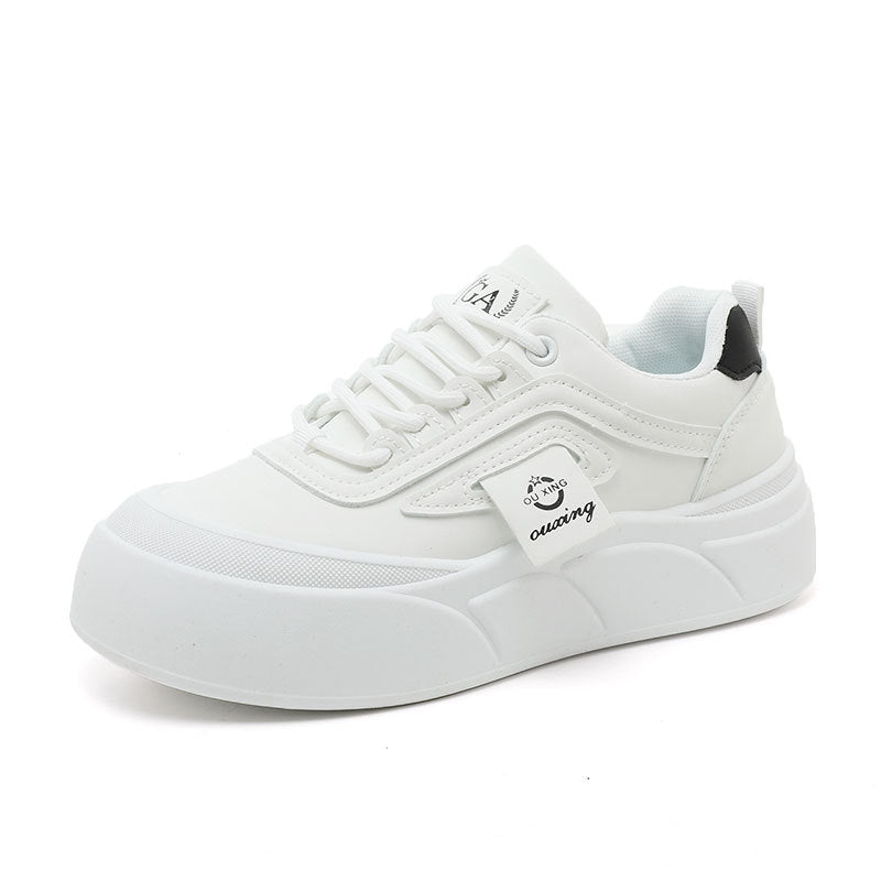 Damen modische Plateau Sneakers mit Sportprofil und atmungsaktivem Obermaterial EB