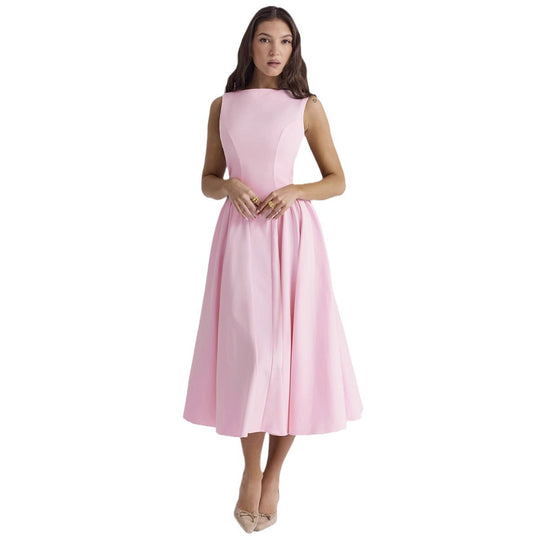 Damen A-Linien Kleid mit elegantem Schnitt und Taillierung EB