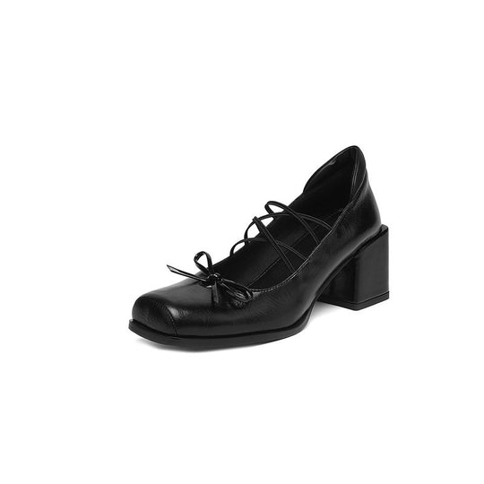 Damen Ballerinas mit dekorativen Schleifen und hochwertiger Metallic-Oberfläche EB