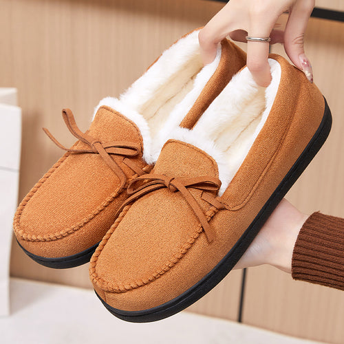 Damen Kuschelige Hausschuhe mit weichem Futter EB