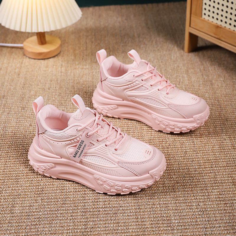 Damen Sportliche Sneakers mit atmungsaktiver Obermaterialstruktur und dämpfender Sohle EB