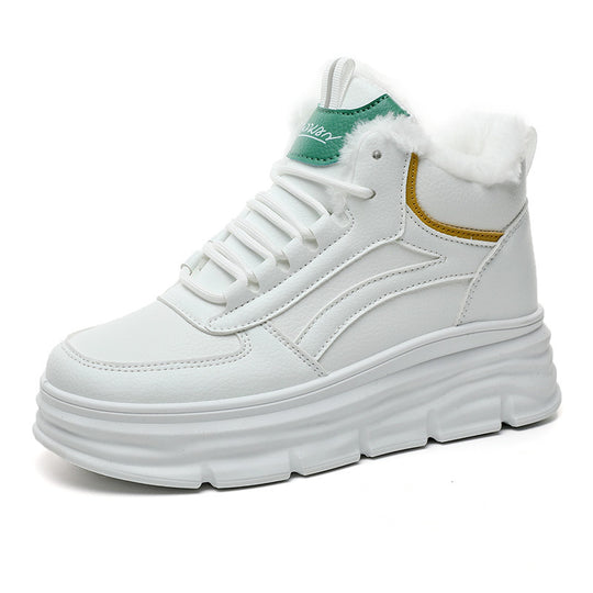 Damen High-Top Sneakers mit warmem Innenfutter und dämpfender Sohle EB