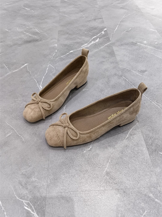 Damen Ballerinas mit dekorativem Schleifen-Detail EB