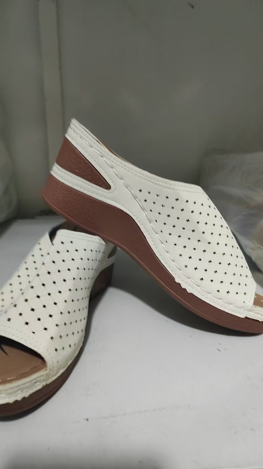 Damen komfortable Clogs mit atmungsaktivem Obermaterial und ergonomischer Sohle EB