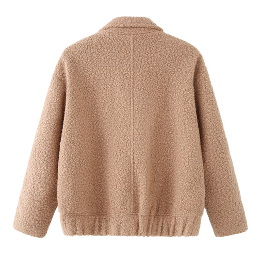 Damen kuschelige Übergangsjacke EB