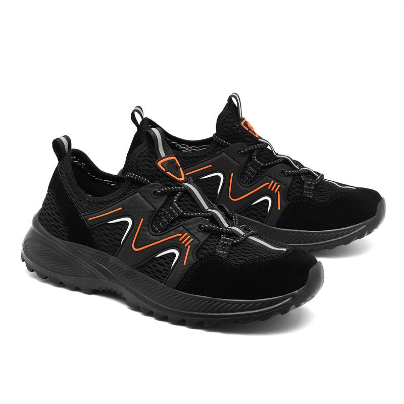 Damen Sportliche Leichtgewicht Sneakers mit atmungsaktiver Oberflächenstruktur EB