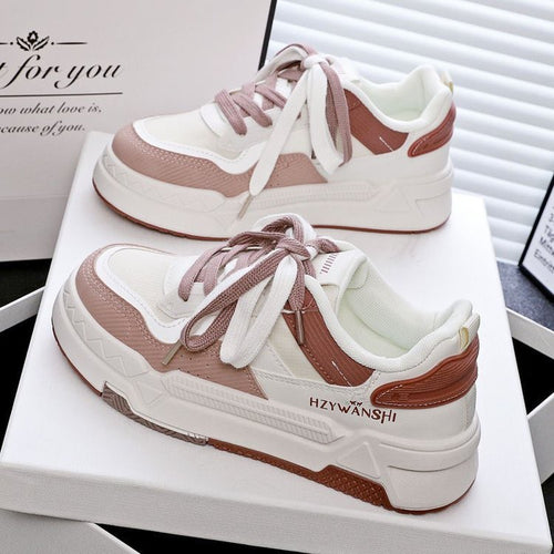 Damen Sportliche Sneakers mit modischer Profilsohle EB