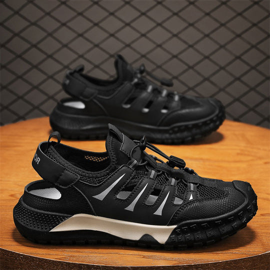Herren Outdoor-Sandalen mit atmungsaktiven Mesh-Einsätzen und rutschfester Sohle EB