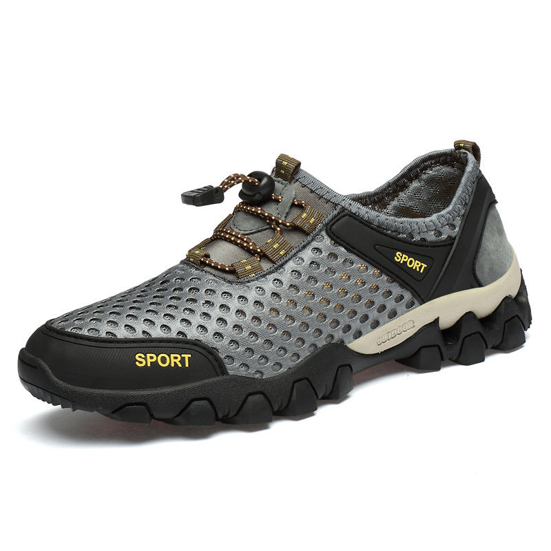 Herren Atmungsaktive Outdoor-Sportschuhe mit rutschfester Sohle EB