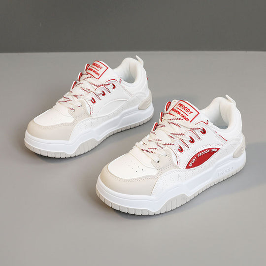 Damen sportliche Chunky Sneakers mit dämpfender Laufsohle EB