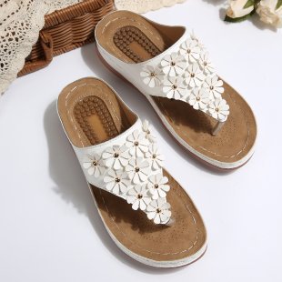 Damen Blumige Wellness-Sandalen EB
