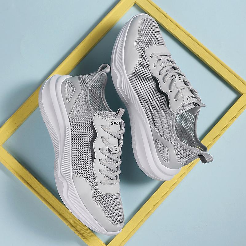 Damen Sportliche Mesh-Laufschuhe mit dämpfender Sohle EB