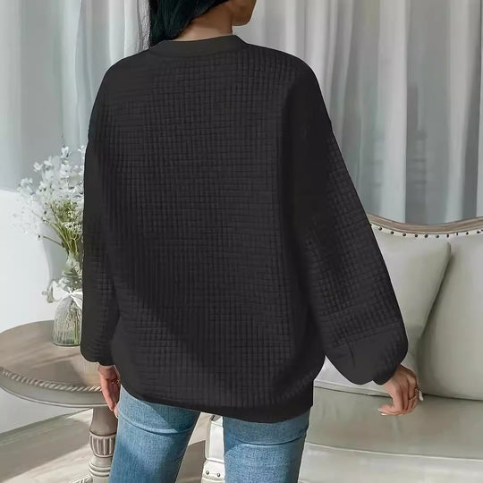 Damen Strukturierter Sweatshirt EB