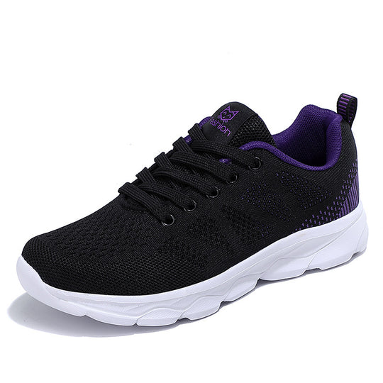 Damen Sportliche und atmungsaktive Sneakers mit flexiblem Obermaterial EB