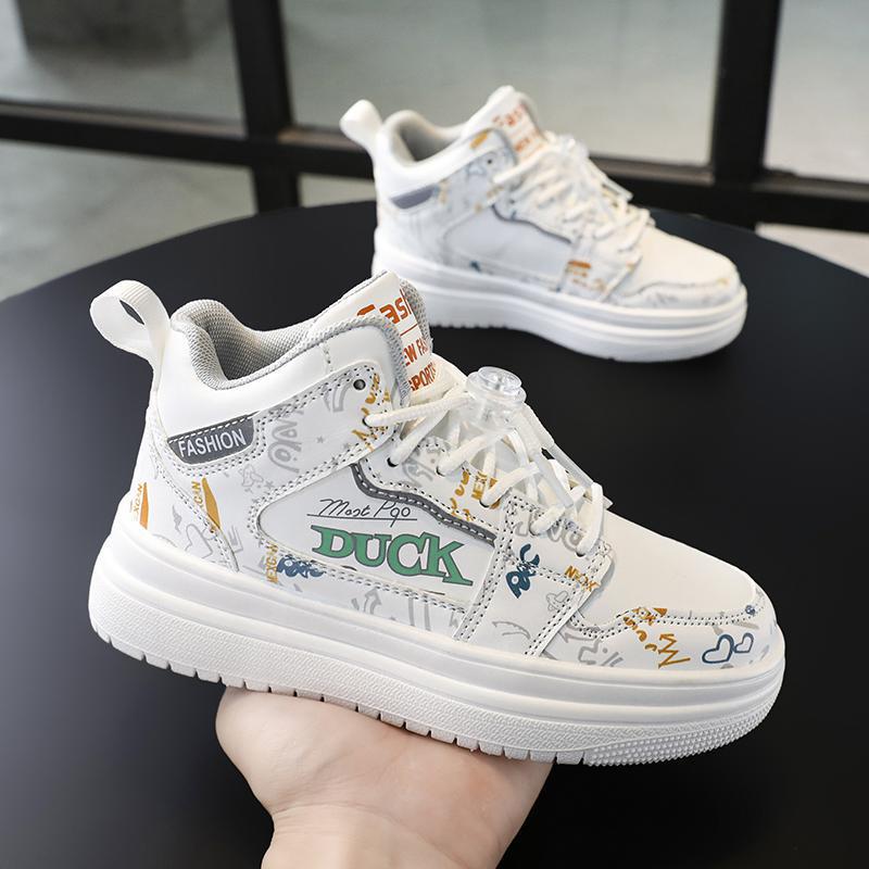 Damen Hohe Sneaker mit trendigem Print und gepolsterter Sohle EB