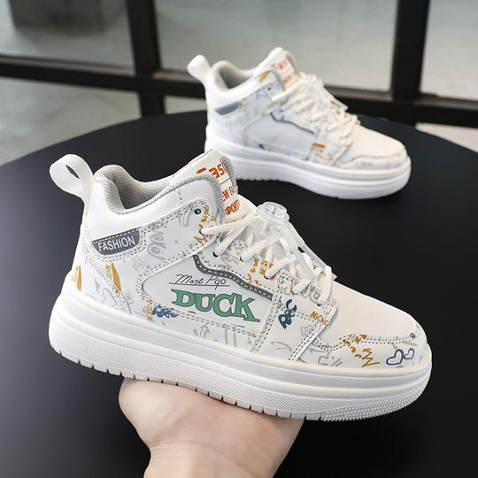 Damen Hohe Sneaker mit trendigem Print und gepolsterter Sohle EB