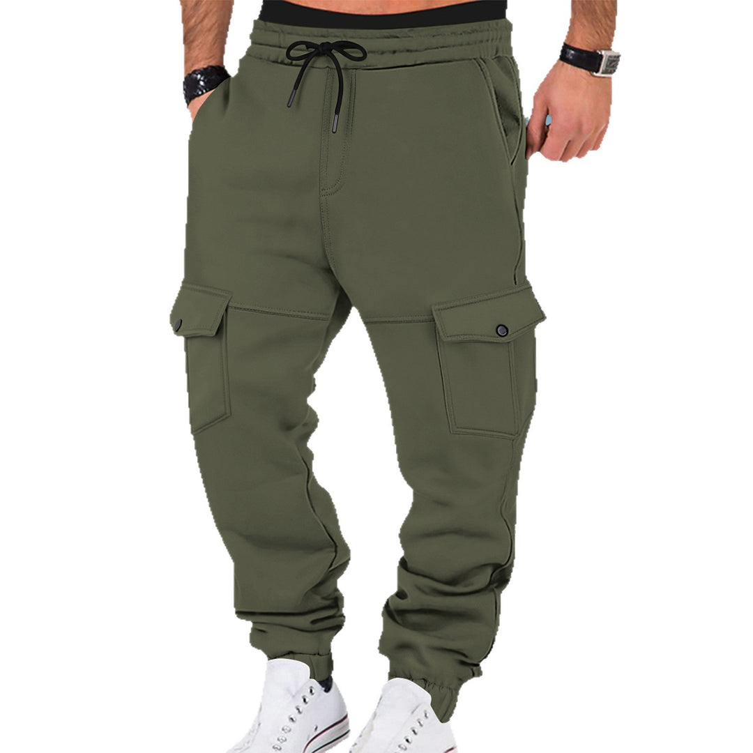 Herren Cargo-Sweatpants mit praktischen Seitentaschen und elastischem Bund EB