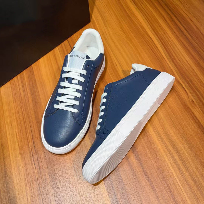 Damen Elegante und sportliche Sneakers mit atmungsaktiver Lederoberfläche EB