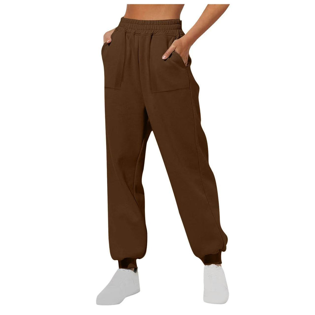 Damen lässige Freizeithose mit hohem Bund EB