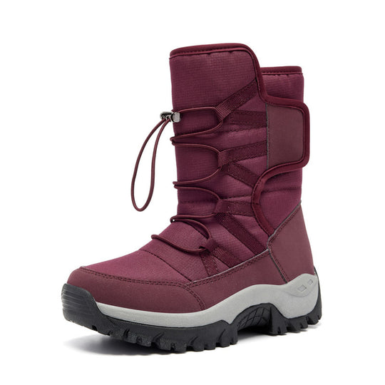 Damen isolierte Winterstiefel mit wasserdichtem Obermaterial und rutschfester Sohle EB