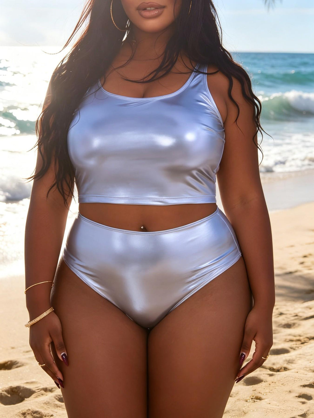 Damen Sportlicher Bikinis EB